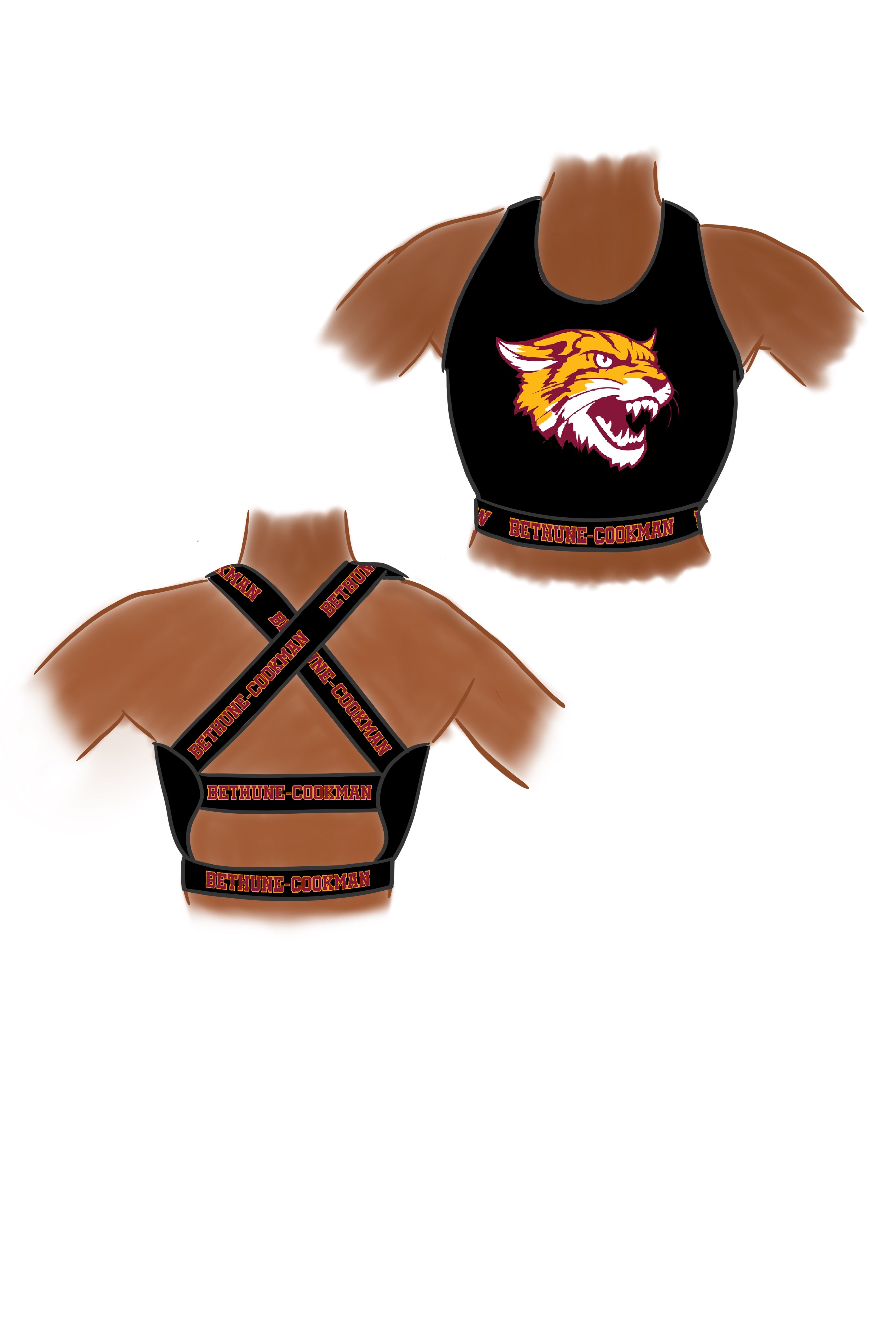 Bethune-Cookman Wildcats Fitness Top (Sports Bra)