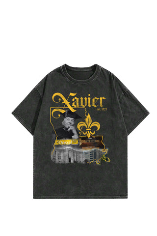 XAVIER C/O 2005 20 YR Reunion Acid Wash FUNDRAISER T-SHIRT
