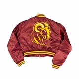 Crop Huston-Tillotson Bomber Jacket