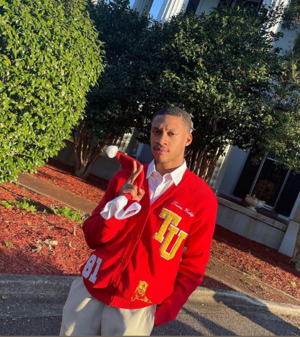 Varsity Sweater: Tuskegee Red
